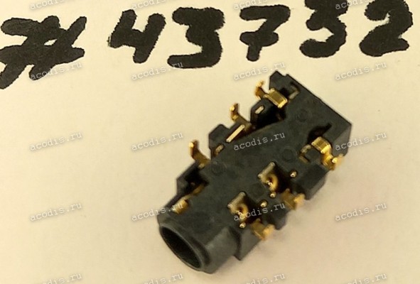 Разъём Audio JACK 6P R/A DIP (Asus p/n: 12014-00010400) FOXCONN JAT361-14AAA4B-7H Разъём Audio JACK 6P R/A DIP (Asus p/n: 12014-00010400) FOXCONN JAT361-14AAA4B-7H