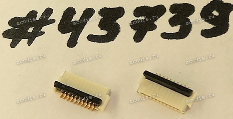 Разъём FFC FPC 10P 0.5 BLK R/A G/F (Asus p/n: 12018-00074900) TST FP101H-010DG10 Разъём FFC FPC 10P 0.5 BLK R/A G/F (Asus p/n: 12018-00074900) TST FP101H-010DG10