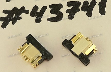 Разъём FFC FPC 4P 0.5 1H R/A SMT (Asus p/n: 12018-00082900) ACES 51657-0040M-001