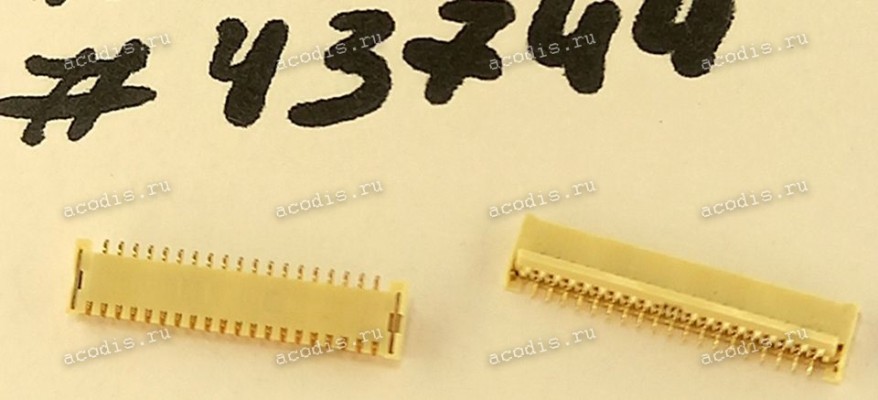 Разъём FFC FPC 39P 0.3 0.9H R/A SMT (Asus p/n: 12018-00091100) I-PEX 20613-039E-02