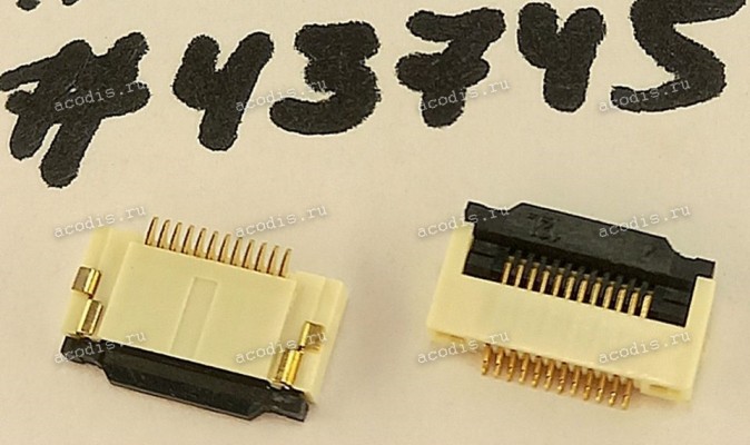 Разъём FFC FPC 12P 0.5MM R/A SMT (Asus p/n: 12018-00102300) ACES 51578-01201-001