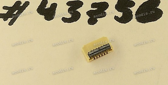 Разъём FFC FPC 6P 0.5MM,SMT (Asus p/n: 12018-00161000) ENTERY 6718K-Y06N-00L
