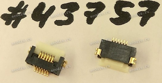 Разъём FFC FPC 6P 0.5MM R/A SMT (Asus p/n: 12018-00161500) ACES 51578-00601-001