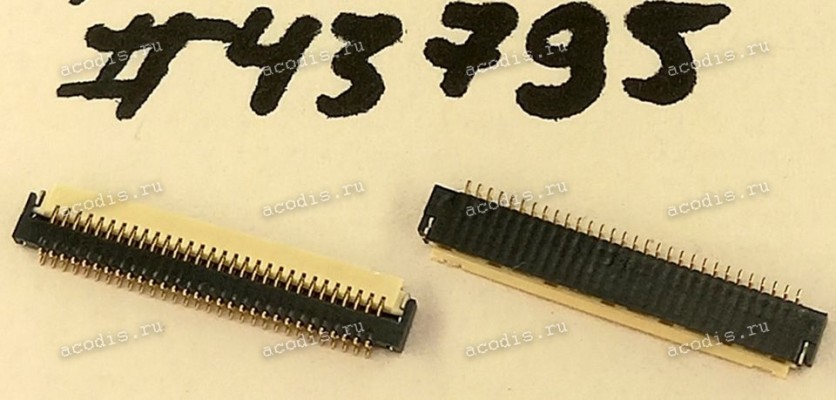Разъём FFC FPC 30P 0.5 1H R/A SMT (Asus p/n: 12018-00791100) HUABEI HQ11920332000 Разъём FFC FPC 30P 0.5 1H R/A SMT (Asus p/n: 12018-00791100) HUABEI HQ11920332000