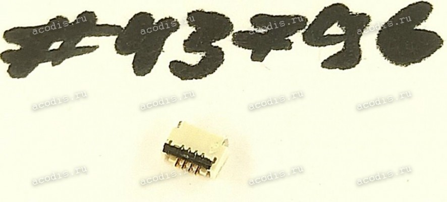 Разъём FFC FPC 4P 0.5 R/A SMT (Asus p/n: 12018-00900300) PEGATRON 1218-02B5000 Разъём FFC FPC 4P 0.5 R/A SMT (Asus p/n: 12018-00900300) PEGATRON 1218-02B5000