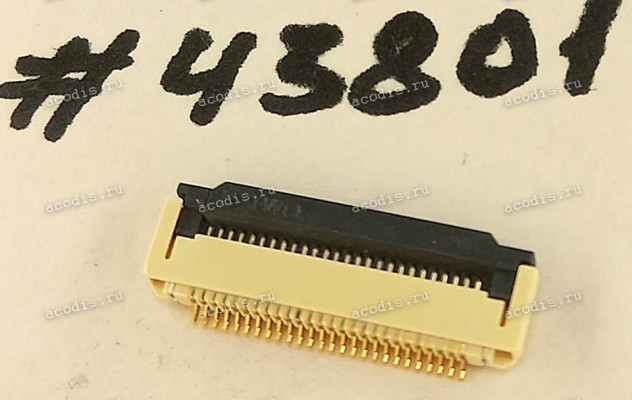 Разъём FFC FPC 26P 0.5 2.0H R/A SMT (Asus p/n: 12018-01000700) QCI DFFC26FR083 Разъём FFC FPC 26P 0.5 2.0H R/A SMT (Asus p/n: 12018-01000700) QCI DFFC26FR083