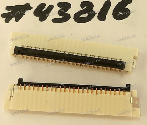 Разъём FFC FPC 24P 0.8 1.5H R/A SMT (Asus p/n: 12018-00570100) ACES 51591-02401-001 Разъём FFC FPC 24P 0.8 1.5H R/A SMT (Asus p/n: 12018-00570100) ACES 51591-02401-001