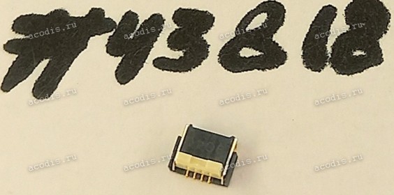 Разъём FFC FPC 4P 0.5mm R/A SMT (Asus p/n: 12G18340040B) PANASONIC AYF530435