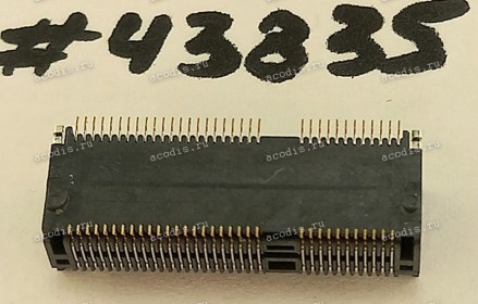Разъём M2 NGFF KEY-E 75P 0.5 6.4H STD (Asus p/n: 12003-00160000) ARGOSY NASE0-S6701-TS64A