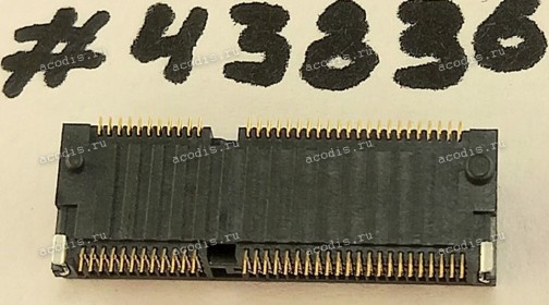 Разъём M2 NGFF KEY-E 75P 0.5 4H STD R/A (Asus p/n: 12003-00160100) ARGOSY NASE0-S6701-TS40A