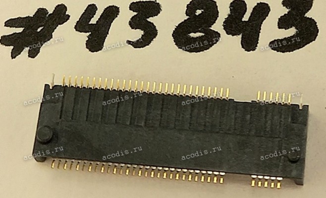Разъём M2 NGFF KEY-B 75P 0.5 2H STD (Asus p/n: 12003-00166700) ARGOSY NASB3-S6705-TP20A Разъём M2 NGFF KEY-B 75P 0.5 2H STD (Asus p/n: 12003-00166700) ARGOSY NASB3-S6705-TP20A