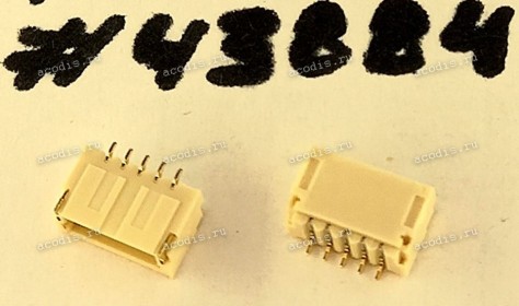 Разъём WtoB CON 5P 1.0mm R/A SMT (Asus p/n: 12G171010050) ACES 87213-0500G