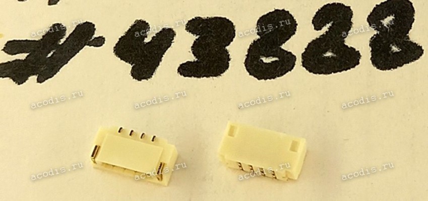 Разъём WtoB CON 4P 0.8mm R/A SMT (Asus p/n: 12G171030040) ACES 88460-0401 Разъём WtoB CON 4P 0.8mm R/A SMT (Asus p/n: 12G171030040) ACES 88460-0401