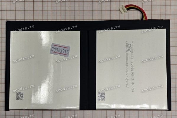 АКБ Digma Pro Zenith TA2D1P01 (JJY 3098190, SP47664) 3,8V 8000mAh 30,4Wh разъем 5pin new