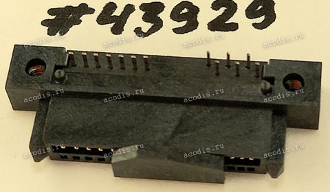 Разъём SATA CON 13P R/A,DIP (Asus p/n: 12015-00040600) ALLTOP C18590-11305-L