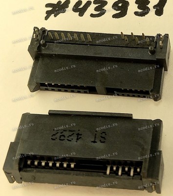 Разъём SATA CON 13P RA 3.8CH REV DIP (Asus p/n: 12015-00045300) SANTA 203802-1 Разъём SATA CON 13P RA 3.8CH REV DIP (Asus p/n: 12015-00045300) SANTA 203802-1