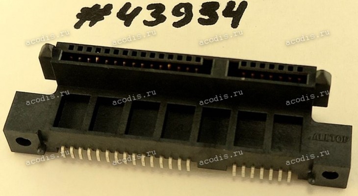 Разъём SATA CON 22P10.2CH REV R/A SMT (Asus p/n: 12015-00294300) ALLTOP C166LM-12239-L Разъём SATA CON 22P10.2CH REV R/A SMT (Asus p/n: 12015-00294300) ALLTOP C166LM-12239-L