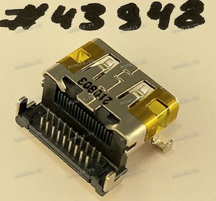Разъём HDMI CON 19P 0.5 2.92CH REV (Asus p/n: 12022-00133300) T-CONN 116H-5A009-20C Разъём HDMI CON 19P 0.5 2.92CH REV (Asus p/n: 12022-00133300) T-CONN 116H-5A009-20C