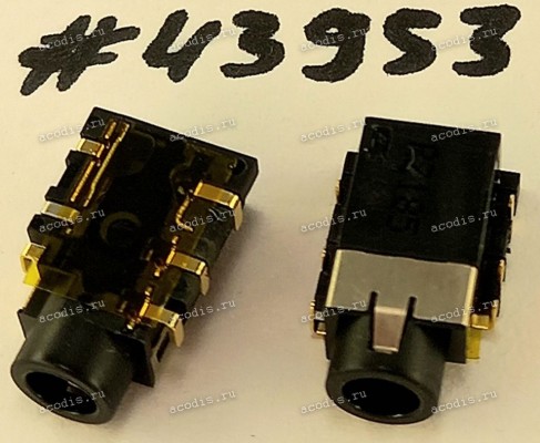 Разъём Audio JACK 6P -0.95CH SUNK R/A (Asus p/n: 12014-00718100) HANGZHOU RIYUE 3F168-00J01 Разъём Audio JACK 6P -0.95CH SUNK R/A (Asus p/n: 12014-00718100) HANGZHOU RIYUE 3F168-00J01