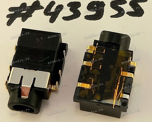 Разъём Audio JACK 6P 1.1CH SUNK R/A (Asus p/n: 12014-00994300) DST-CONN DA2-4126R-70BRSB-J Разъём Audio JACK 6P 1.1CH SUNK R/A (Asus p/n: 12014-00994300) DST-CONN DA2-4126R-70BRSB-J