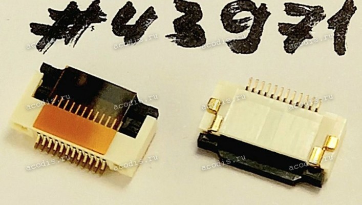 Разъём FFC FPC 12P 0.5MM R/A SMT (Asus p/n: 12G183401225) = Asus UL20A Разъём FFC FPC 12P 0.5MM R/A SMT (Asus p/n: 12G183401225) = Asus UL20A