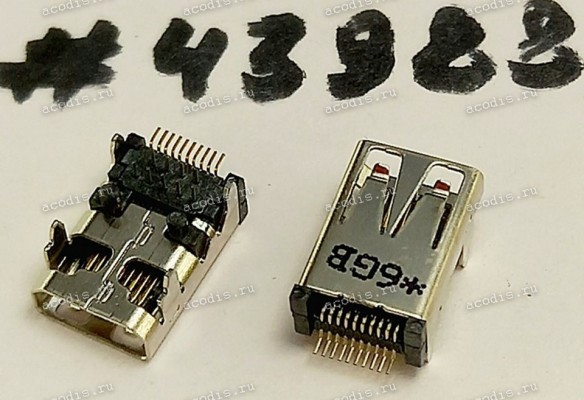 Разъём MICRO HDMI 19P 0.4MM 1.9CH RA (Asus p/n: 12022-00043400) Разъём MICRO HDMI 19P 0.4MM 1.9CH RA (Asus p/n: 12022-00043400)