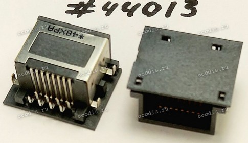 Разъём LAN JACK RJ45 8P R/A DIP (Asus p/n: 12014-00031200)