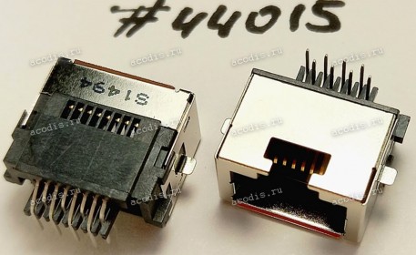 Разъём LAN JACK 8P8C R/A,4.05H,DIP (Asus p/n: 12G148811081) SANTA 130452-81