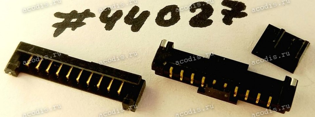 Разъём WtoB CON 10P,1.5MM,R/A,SMT (Asus p/n: 12017-00190000)