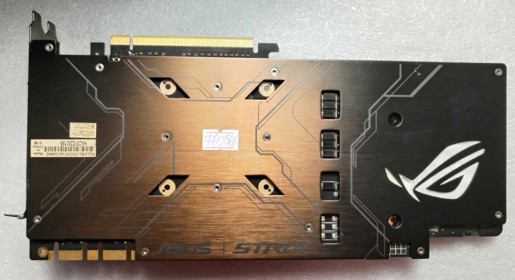 Video BAD - донор Asus GeForce GTX 1070 Ti ROG-STRIX-GTX1070TI-A8G-GAMING (GTX1070TI 125624-82939 YV0BI0-A02 ZF1022) CG411P5 REV. 1. 00, 08003-08860X00, 8 чипов Micron 7RA47 D9TCB