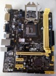 MB BAD - донор Asus B85M-K REV. 1.01 (551707-00548-MB0HR0-D1A 1006) MSIP-REM-MSQ-B85M-K  снят мост, погнуты контакты сокета