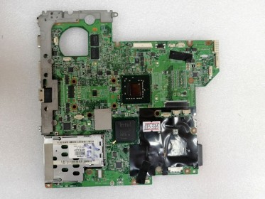 MB BAD - донор HP dv2000 (460716-001, 417112-001) 06230-5M, 48. 4Y001. 05M, Intel SLA5U LE82PM965, Intel SLA5Q NH82801HBM, nVidia G86-630-A2, 2 чипа Qimonda HYB18H512321BF-14