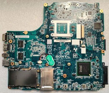 MB BAD - под восстановление Sony VGN-NW2ERE, PCG-7181V (1P-0096J01-8010) M851 MAIN BOARD MBX-217 REV: 1. 0, Intel SLB94, Intel SLB8Q, ATI 216-0728018, 4 чипа Samsung K4J10324QD-HC12