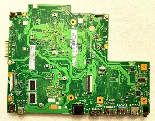 MB BAD - под восстановление Asus X541NC (60NB0E90-MB1150) X541NC MAIN BOARD REV. 2. 1, Intel SR2Z5, nVidia N15V-GL1-KA-A2, 4 чипа SK hynix H5TC4G63CFR N0C 720V