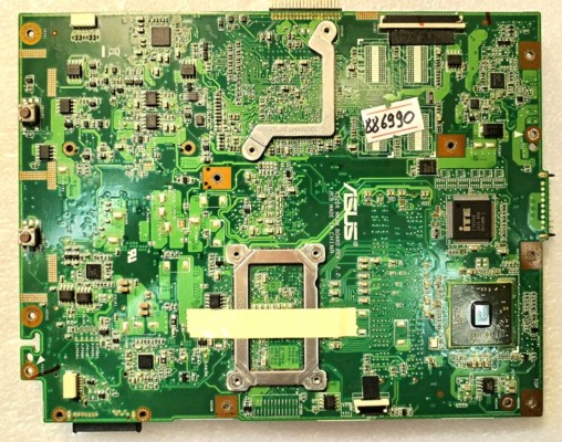 MB BAD - под восстановление Asus X52D, A52D, K52D (60-N15MB1000-B04) K52DR MAIN BOARD REV. 2. 2, ATI N1P877.00, AMD 215-0752007, AMD 218-0697014 D1, 4 чипа hynix H5TQ1G63BFR 12C 030A