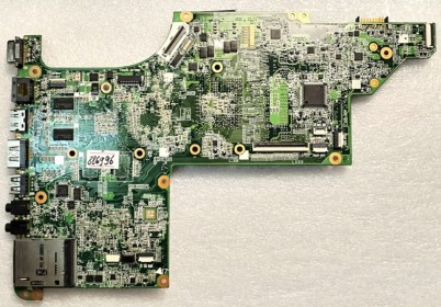 MB BAD - под восстановление HP Pavilion DV6-3000 (595133-001 7F10C4, 31LX8MB0040) DA0EX8MB6D1 REV: D, AMD 216-0752001, AMD 218-0697020, ATI 210-0774007, 5 чипов Samsung K4W1G1646E-HC12