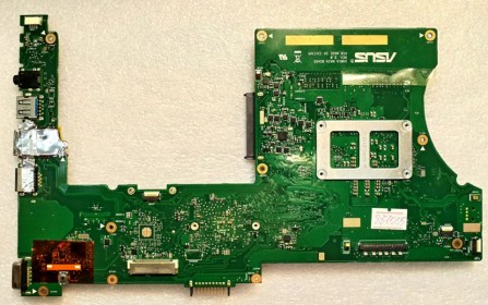 MB BAD - под восстановление Asus X401A, X501A (60-NN0MB1202-(A04), 31XJ1MB00Q0) X401A MAIN BOARD REV. 2. 0, Intel SJTNV, ITE IT8517E 1216-HXA NCENQC, RealTek RTL8411AS C4M13P2 GC18