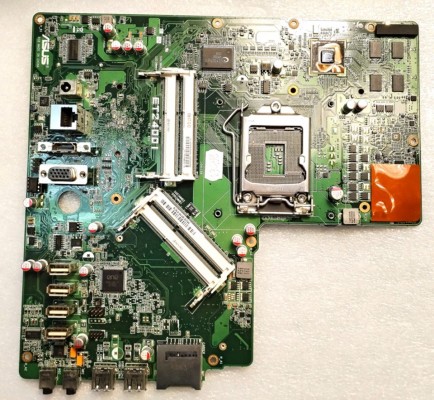 MB BAD - под восстановление Asus ET2400I (60-PE3MMB1000-C01, 69PA0LM10C01P-01), Intel SL6ZX, nVidia N11M-GE2-S-B1, 8 чипов hynix H5TQ1G83TFR H9C 018A