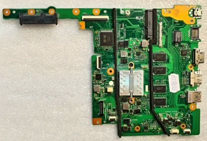 MB BAD - под восстановление Asus E402SA (60NB0B60-MB1420, 69N0SXM14B03-01) E402SA MAIN BOARD REV. 2. 1, Intel SR29H, Samsung KLM646END-B031, 4 чипа MICRON 5UN77 D9SDD
