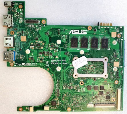 MB BAD - под восстановление Asus X200MA (60NB04U0-MB1530-211) X200MA MAIN BOARD REV. 2. 1, Intel SR1SJ, ITE IT8985E 1352-AXS SC0PTA, 8 чипов SK hynix H5TC4G63AFR PBA 402V