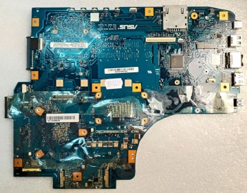 MB BAD - под восстановление Asus GL752VW (60NB0A40-MB1401, 69N0S6M16B10(01)) GL752VW MAIN BOARD REV. 2. 1, Intel SR2FQ, Intel SR204, nVidia N16P-GX-A2, 4 чипа  Samsung K4641325FC-HC04