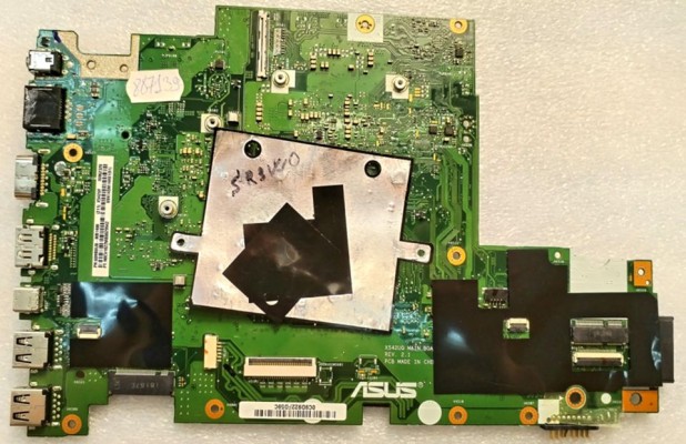 MB BAD - донор Asus X542UF (60NB0IJ0-MB1400) X542UQ MAIN BOARD REV. 2. 1, nVidia N16S-GTR-S-A2, 2 чипа Samsung K4G80325FB-HC28