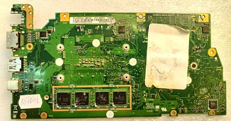 MB BAD - донор Asus X330FA (69N16VM15A01) X330FA MAIN BOARD REV. 2. 1, ITE IT8225VG-128-1847-CX0-S16ELA, 4 чипа SEC K4E6E30 4ECEGCG