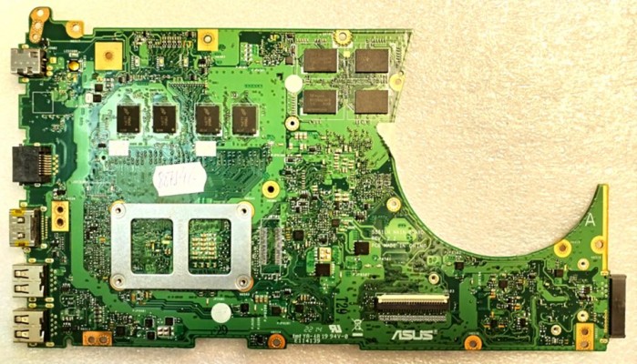 MB BAD - под восстановление Asus S551LN (60NB05F0-MBB260-221) S551LN MAIN BOARD REV. 2. 2, Intel SR1EF, nVidia N15S-GT-S-A2, 4 чипа MICRON 4JE77 D9QBJ, 4 чипа MICRON 4IE77 D9QBJ, 4 чипа SK hynix H5TC4G63AFR 11C 420A MB BAD - под восстановление Asus S551LN (60NB05F0-MBB260-221) S551LN MAIN BOARD REV. 2. 2, Intel SR1EF, nVidia N15S-GT-S-A2, 4 чипа MICRON 4JE77 D9QBJ, 4 чипа MICRON 4IE77 D9QBJ, 4 чипа SK hynix H5TC4G63AFR 11C 420A