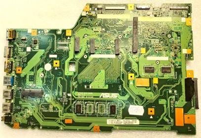 MB BAD - донор Asus X751SJ (60NB07S0-MB5011, 69N0U1M10A12(01)) X751SA MAIN BOARD REV. 2. 0, Intel SR29E, nVidia N16V-GM-B1, 4 чипа Samsung K4W2G16460-BC1A, 4 чипа MICRON 6GN77 D9RVX, 2 чипа MICRON 6FN77 D9RVX
