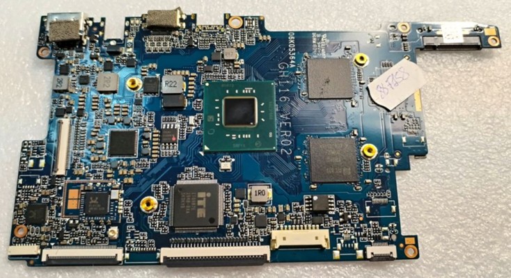 MB BAD - под восстановление Chuwi HeroBook Pro (06K05364A, SZ163446754307) GH116_VER02, Intel SRFYX, RealTek RTL8723BU J9R16H1 GJ39, RealTek ALC269 JAF75G1 GJ41C3, ITE IT8987E 1948-BXA SK0KYB, 2 чипа SEC 830 K3RG2G2 0CAMGCJ MB BAD - под восстановление Chuwi HeroBook Pro (06K05364A, SZ163446754307) GH116_VER02, Intel SRFYX, RealTek RTL8723BU J9R16H1 GJ39, RealTek ALC269 JAF75G1 GJ41C3, ITE IT8987E 1948-BXA SK0KYB, 2 чипа SEC 830 K3RG2G2 0CAMGCJ