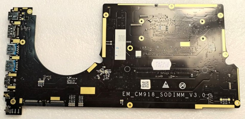 MB BAD - донор Chuwi CoreBook X Pro (LN539ZS10611A0) EM_CM918_SODIMM_V3. 0, Intel SRGKY, ITE IT8987E 2129-BXS S18FRB, MPS2146 MP2979A N8661688C