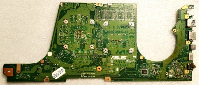 MB BAD - донор Asus X7400PC (31XJDMB02F0), X7400PC MAIN BOARD R2. 2, ITE IT5125VG-128 2125-CX0 S17WBC, 4 чипа MICRON I0J45 D9WWP, 4 чипа Samsung K4Z80325BC-HC14