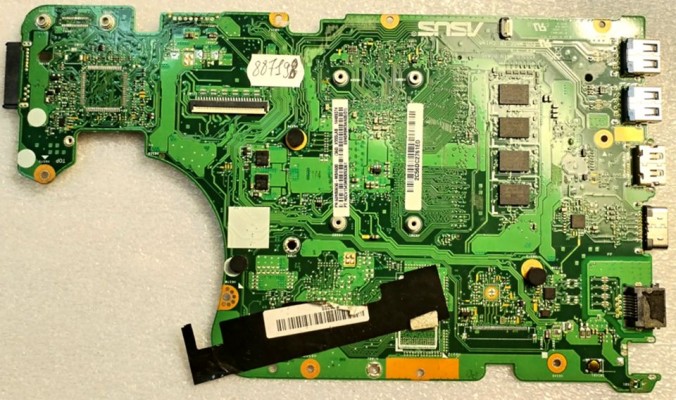 MB BAD - под восстановление Asus X555LAB (60NB0650-MBA600, 69N0R9M3WA00(01)), X555LD MAIN BOARD REV. 3. 6, Intel SR1EK, 4 чипа SK hynix H5TC4G83BFR PBA 539V, 4 чипа SK hynix H5TC4G83BFR PBA 538V