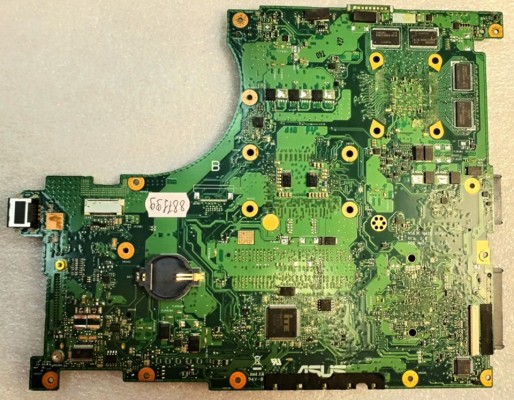 MB BAD - под восстановление Asus N56JK (60NB06D0-MB1040-201, 31NJ8MB0220), N56JK MAIN BOARD REV. 2. 0, Intel SR17E, Intel SR15G, nVidia N15P-GT-A2, 8 чипов Samsung K4W2G1646Q-BC1A, паянные CPU и HUB MB BAD - под восстановление Asus N56JK (60NB06D0-MB1040-201, 31NJ8MB0220), N56JK MAIN BOARD REV. 2. 0, Intel SR17E, Intel SR15G, nVidia N15P-GT-A2, 8 чипов Samsung K4W2G1646Q-BC1A, паянные CPU и HUB
